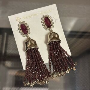 NWT Kendra Scott Decker Bell Tassel Drop Earrings